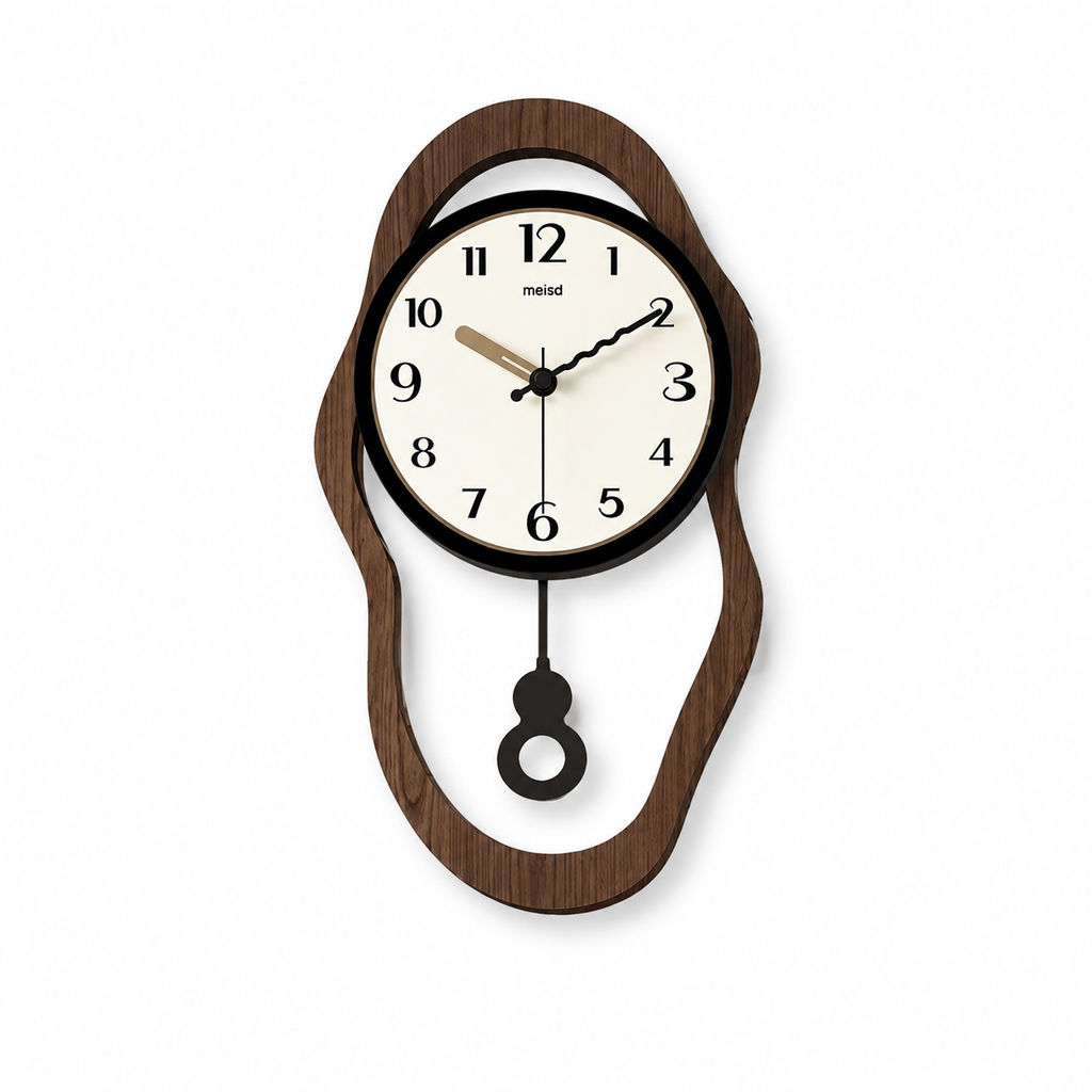 Modern Wood Wall Clock | Silent Operation | Minimalist Design | Scandinavian Home Decor | Lologe