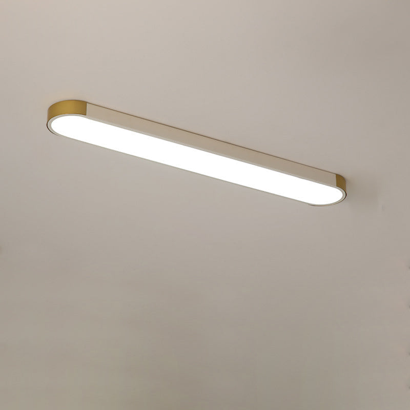 Modern LED Flush Mount Ceiling Light | Rectangular Ring | Minimalist | Indoor Lighting | Lologe