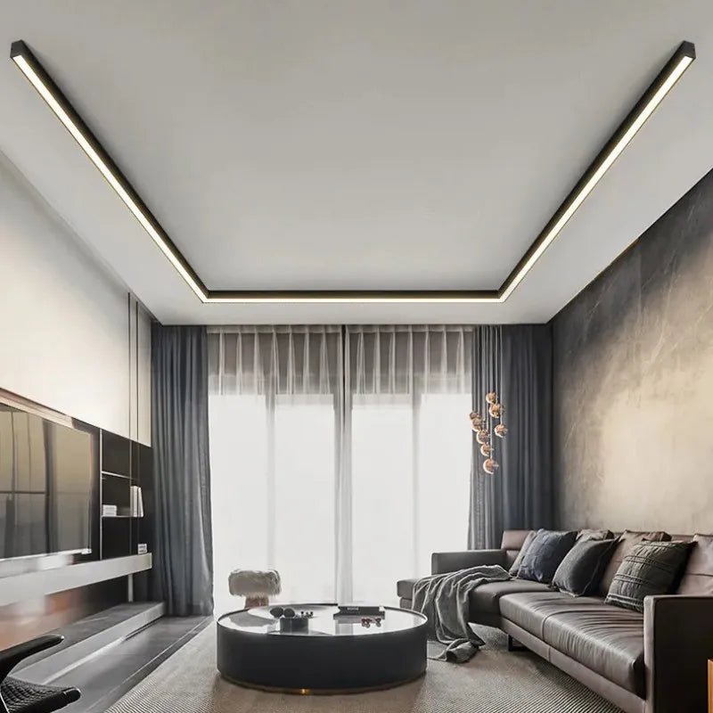 Modern Linear LED Ceiling Light | Hallway | Linear Design | Flush Mount | Minimalist | Lologe