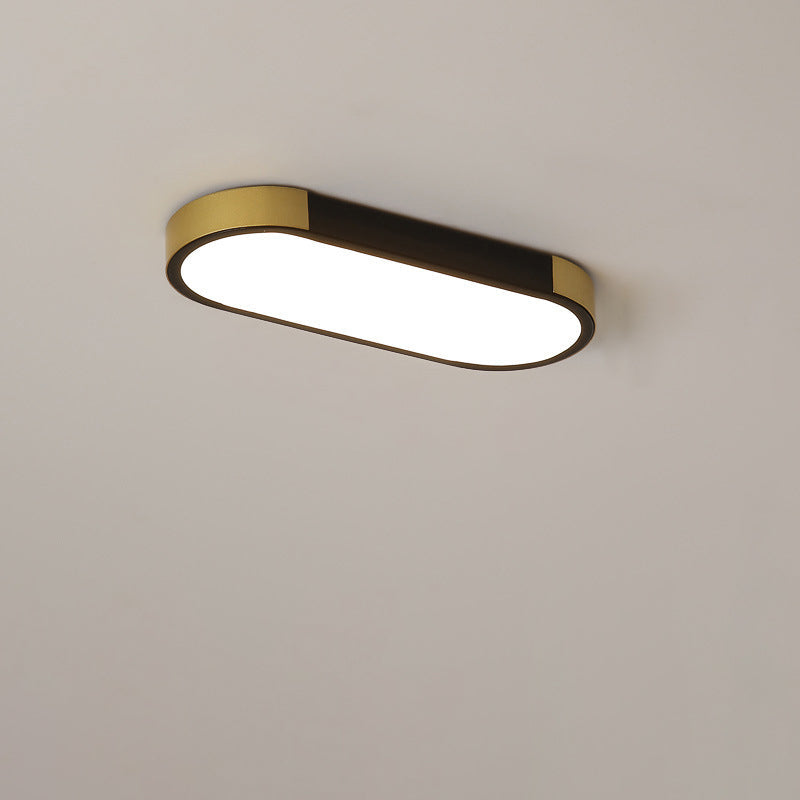 Modern LED Flush Mount Ceiling Light | Rectangular Ring | Minimalist | Indoor Lighting | Lologe