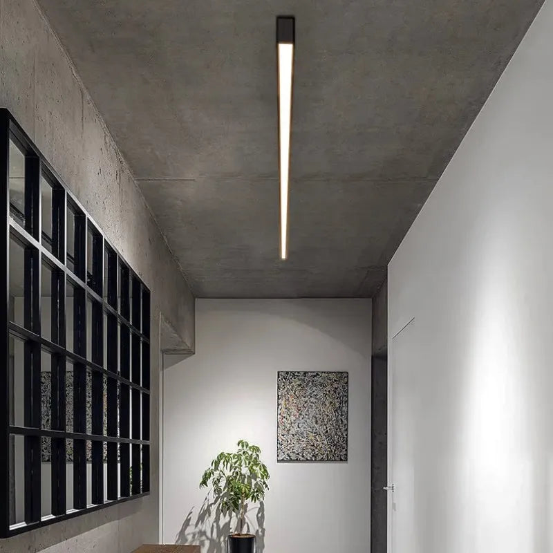 Modern Linear LED Ceiling Light | Hallway | Linear Design | Flush Mount | Minimalist | Lologe