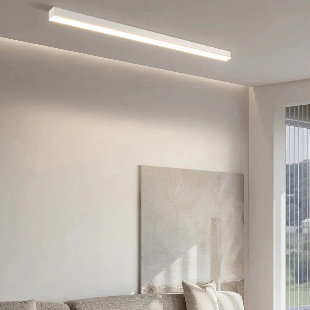Modern Linear LED Ceiling Light | Hallway | Linear Design | Flush Mount | Minimalist | Lologe