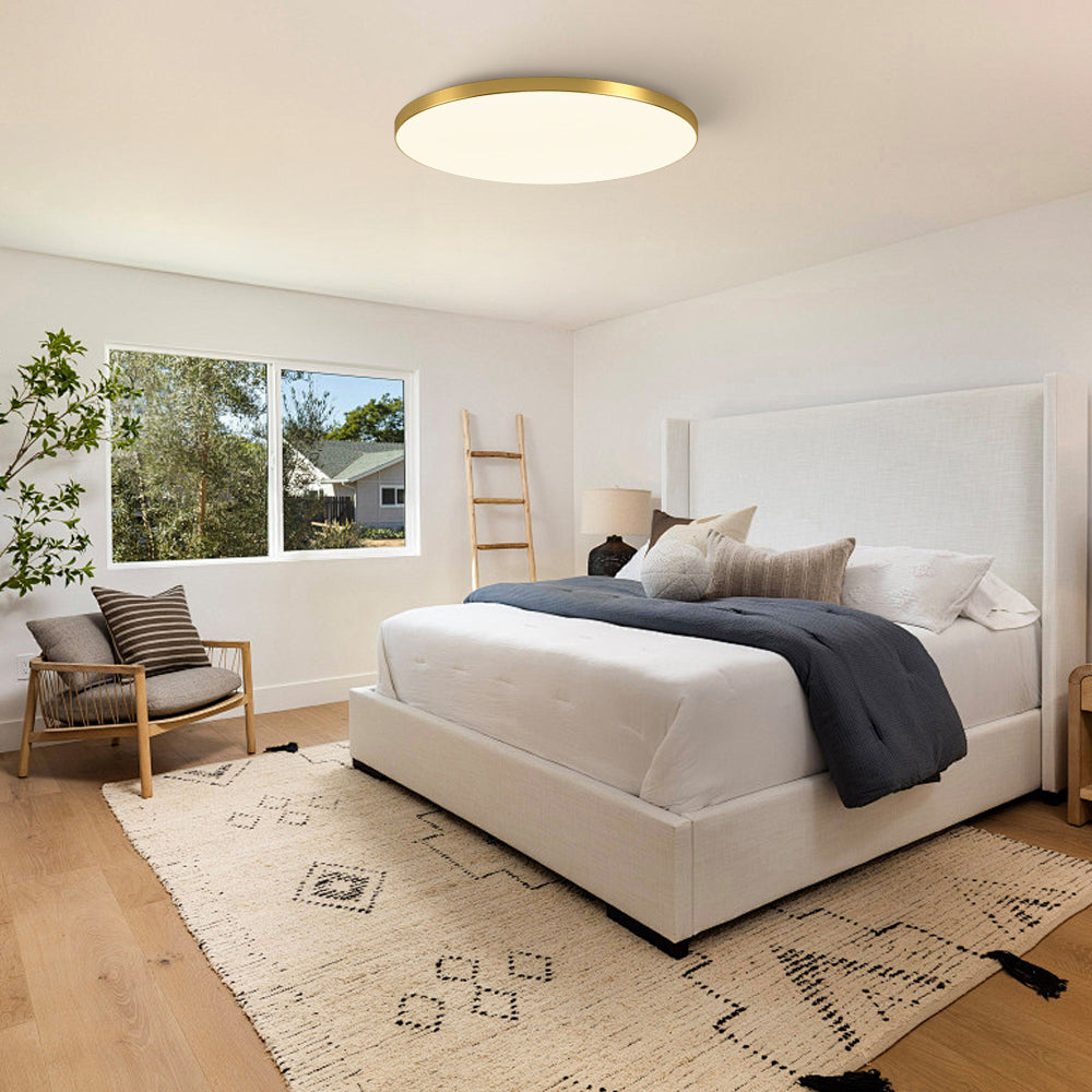 Contemporary LED Ceiling Light | Living Room Bedroom | Flush Mount | Minimalist | 3000K | Lologe