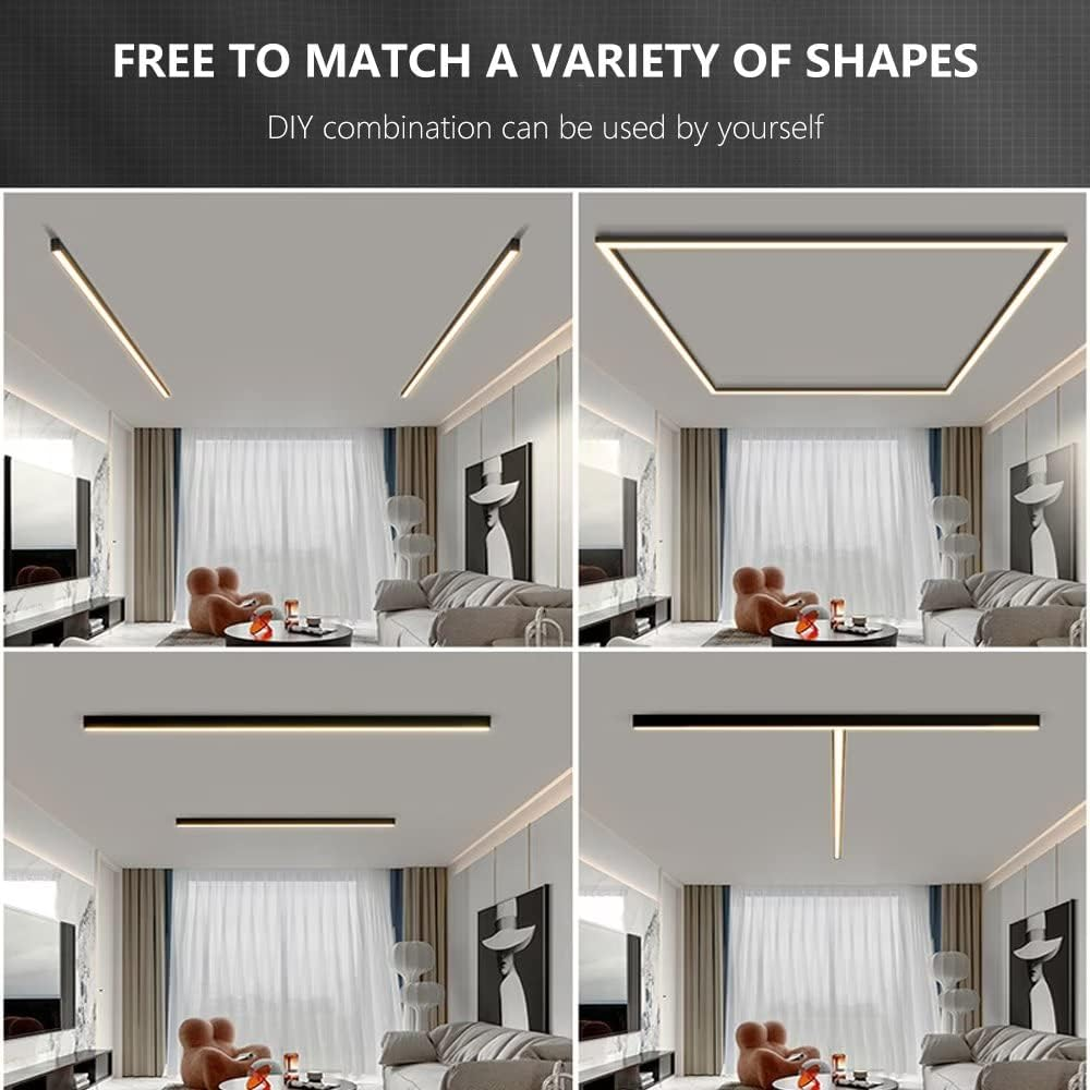 Modern Linear LED Ceiling Light | Hallway | Linear Design | Flush Mount | Minimalist | Lologe