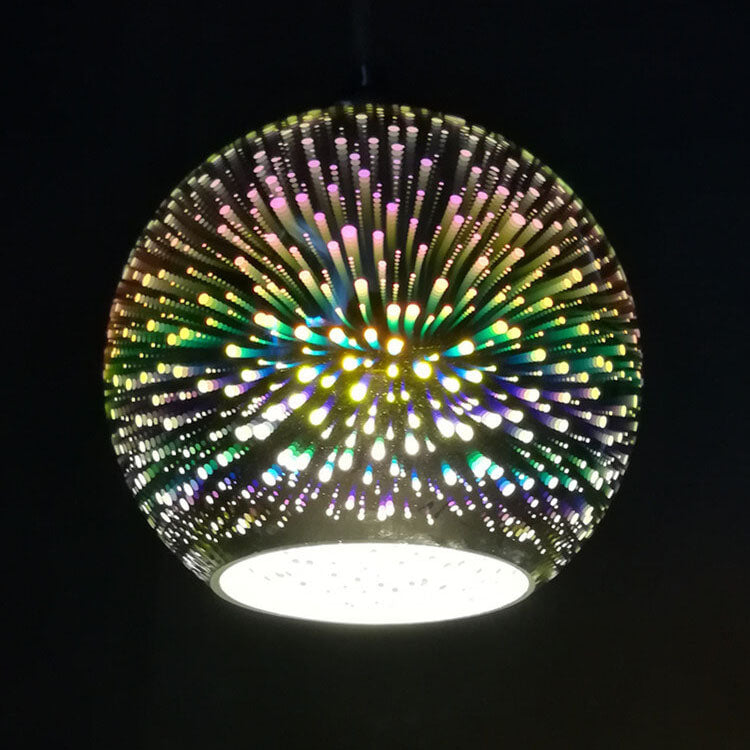 Fireworks Glass Pendant Light | Modern Colourful Dome Ceiling Lighting | Lologe