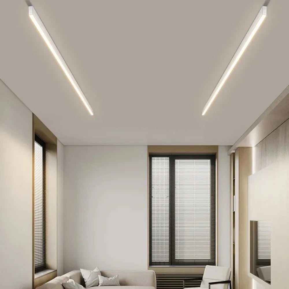 Modern Linear LED Ceiling Light | Hallway | Linear Design | Flush Mount | Minimalist | Lologe