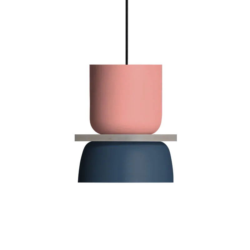 LED Pendant Light for Kitchen Island | Modern Metal Colourful Macaron Shade | Lologe
