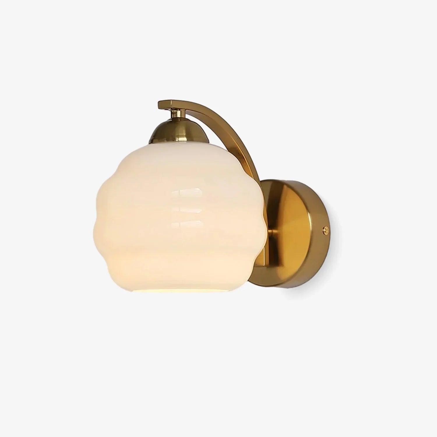 Cream Wall Light | Retro Wall Sconce | Bedroom & Hallway | E27 | Lologe