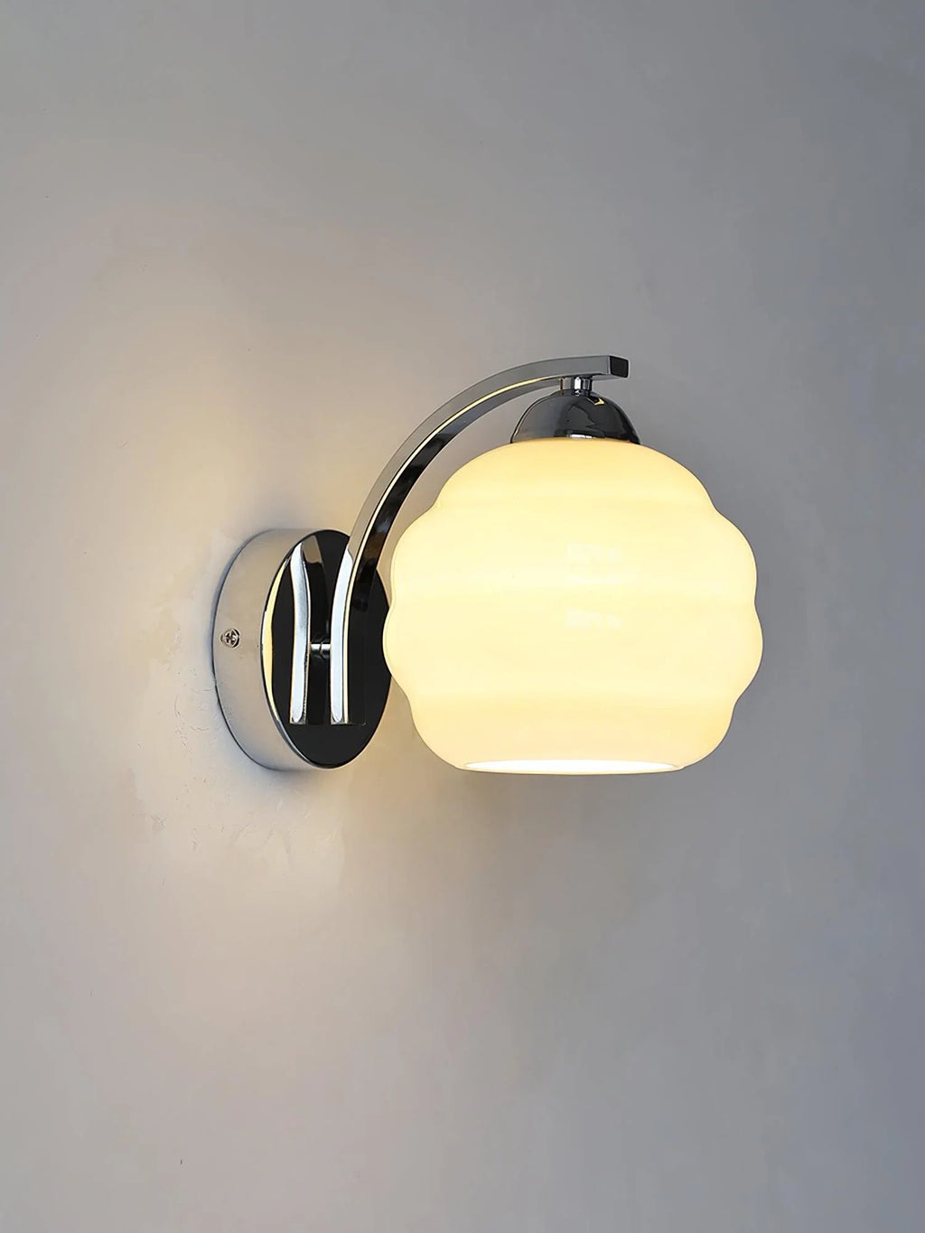 Cream Wall Light | Retro Wall Sconce | Bedroom & Hallway | E27 | Lologe
