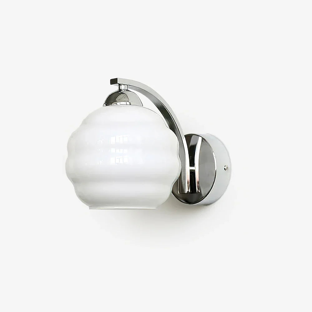 Cream Wall Light | Retro Wall Sconce | Bedroom & Hallway | E27 | Lologe