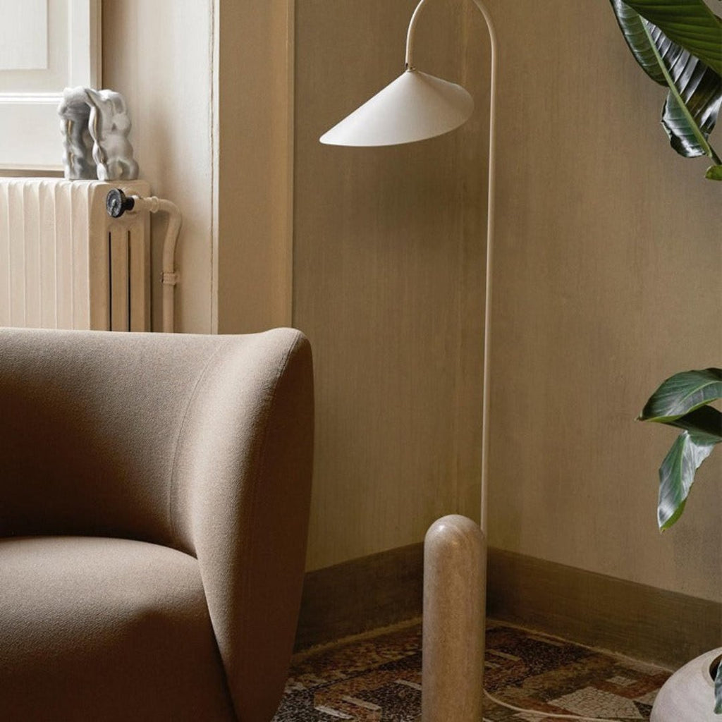 Modern Floor Lamp | Metal Reading Light | Living Room & Bedroom | E27 | Lologe