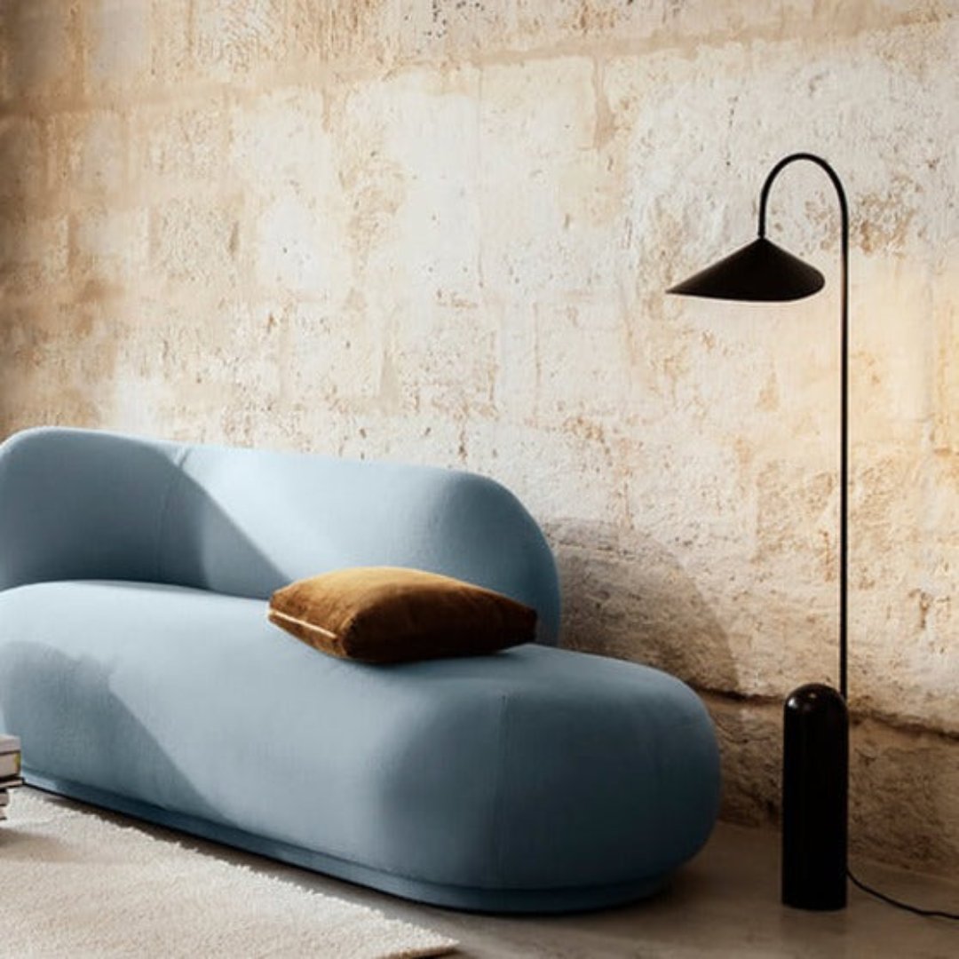 Modern Floor Lamp | Metal Reading Light | Living Room & Bedroom | E27 | Lologe
