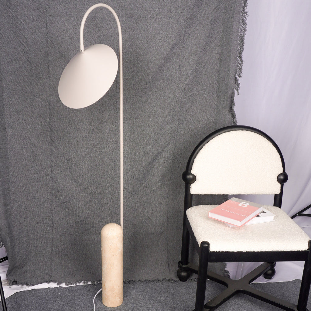Modern Floor Lamp | Metal Reading Light | Living Room & Bedroom | E27 | Lologe