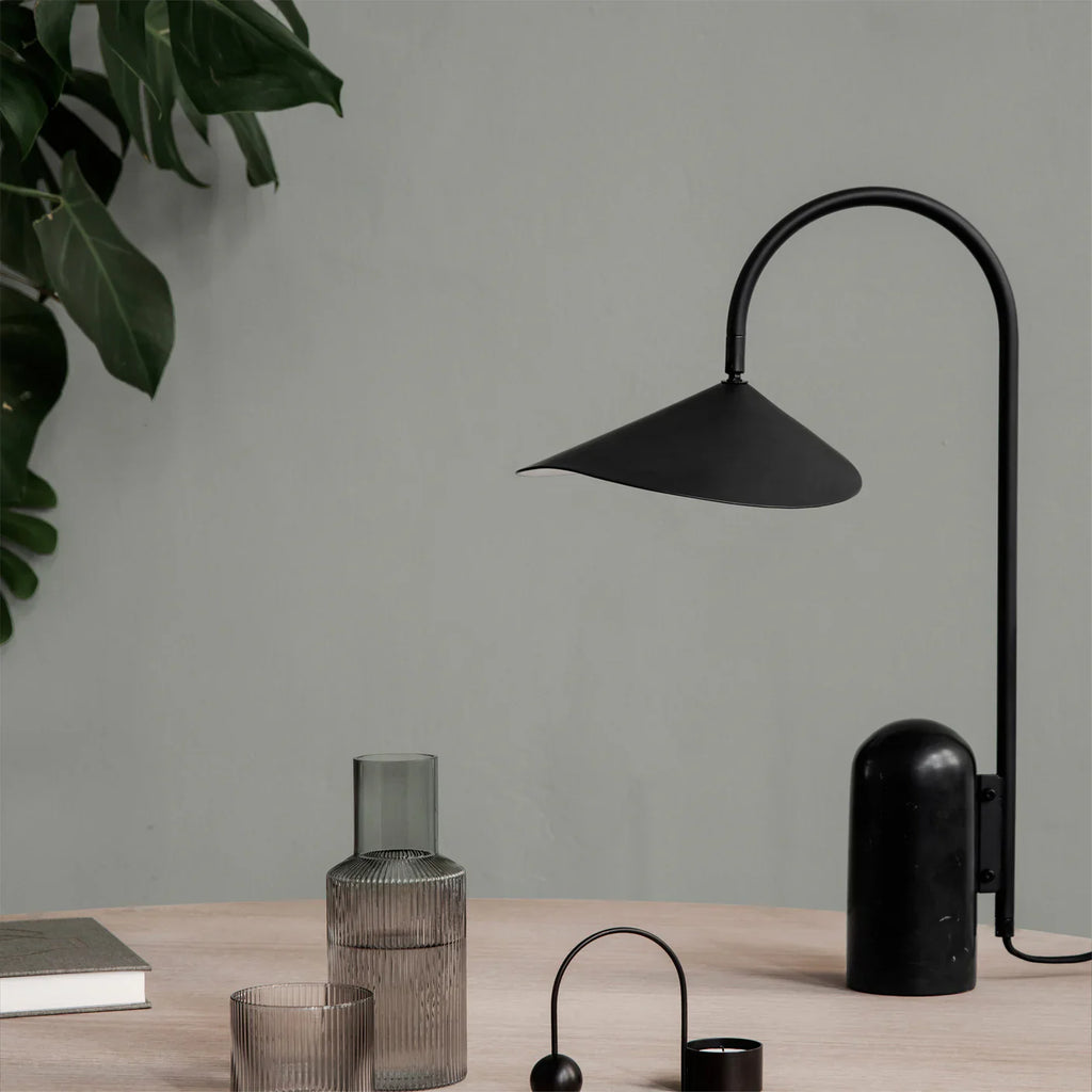 Travertine Table Lamp | Modern Marble Bedside Light for Bedroom & Living Room | Lologe