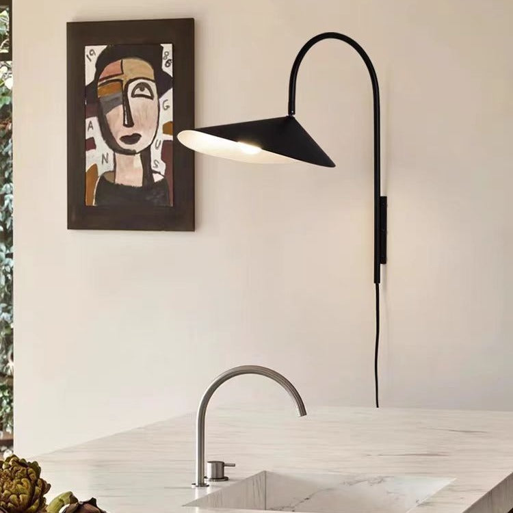 Modern Wall Lamp | Metal Wall Sconce for Bedroom & Hallway Lighting | Lologe