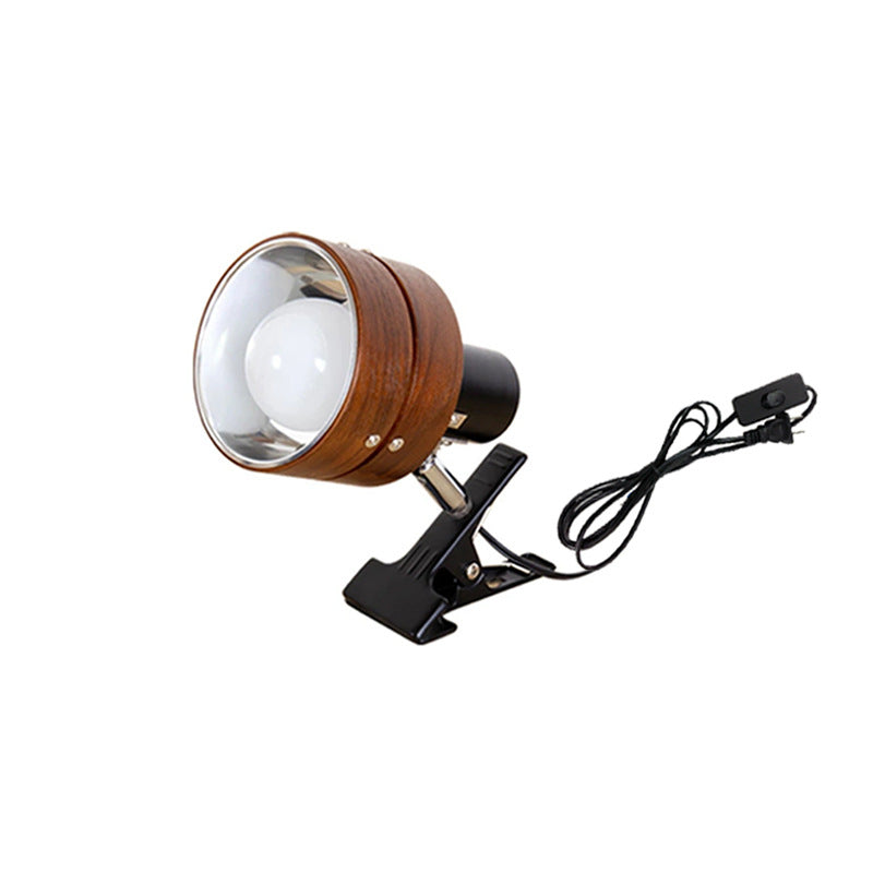 Japanese Bedroom Table Lamp | Wood Iron Acrylic Clip Design | Lologe