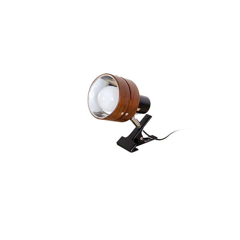 Japanese Bedroom Table Lamp | Wood Iron Acrylic Clip Design | Lologe