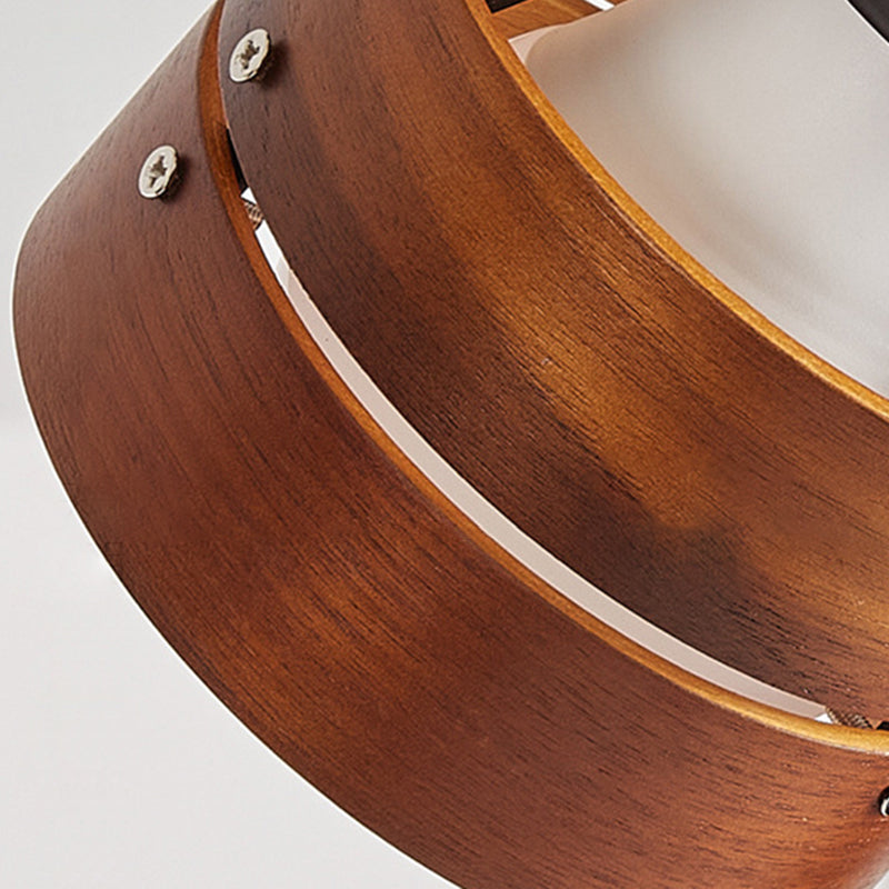 Japanese Bedroom Table Lamp | Wood Iron Acrylic Clip Design | Lologe