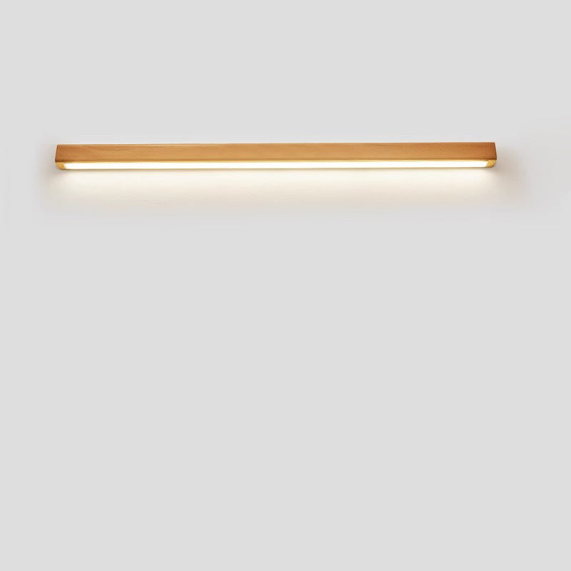 Wood LED Wall Sconce for Bathroom Vanity | Solid Wood Minimalist Design | Lologe