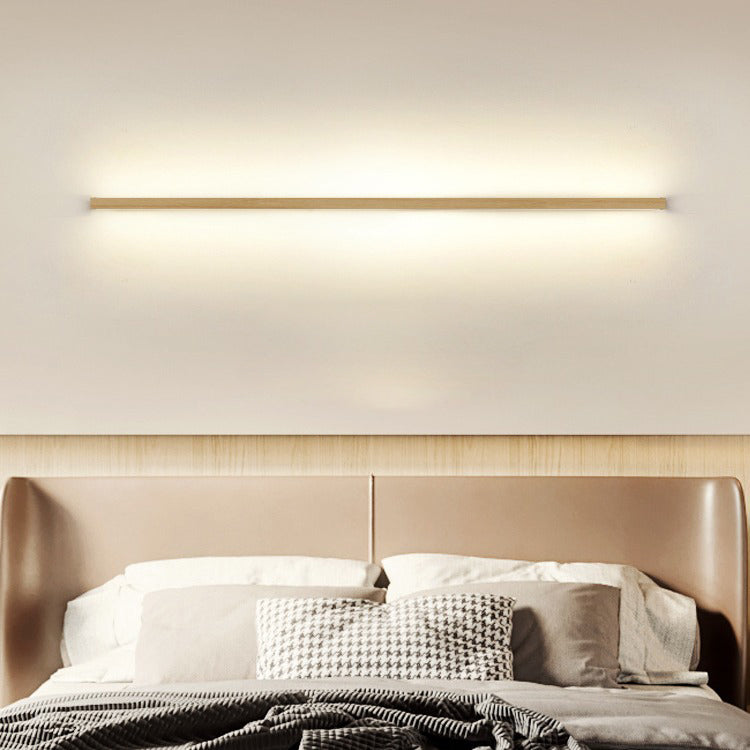 Wood LED Wall Sconce for Bathroom Vanity | Solid Wood Minimalist Design | Lologe