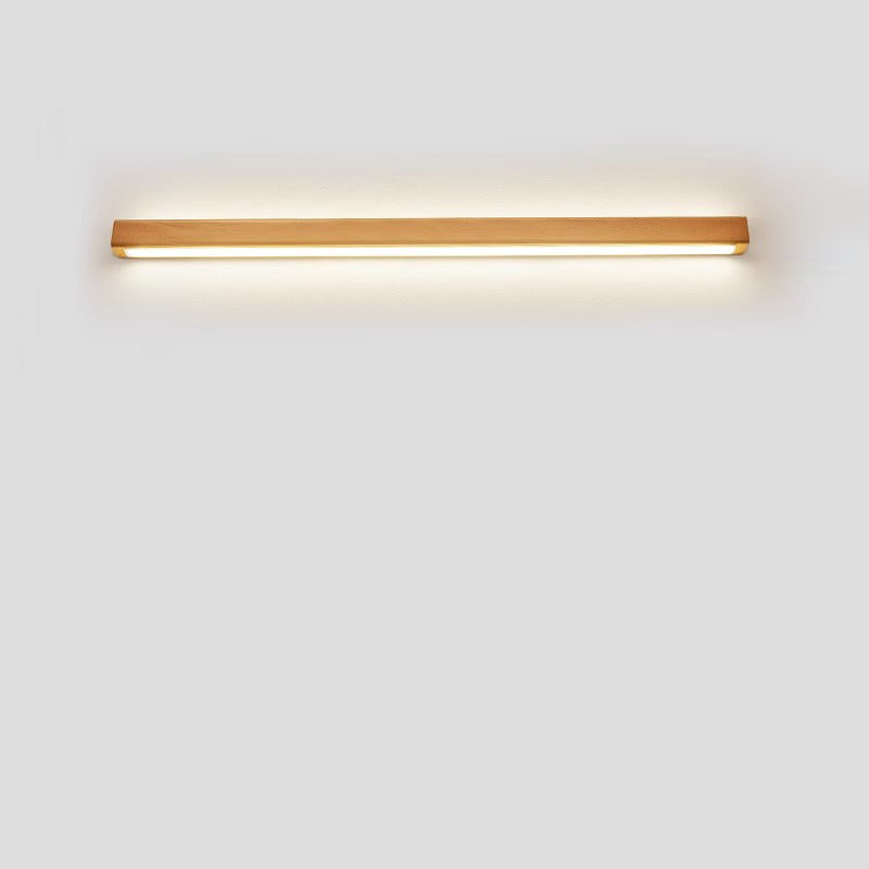 Wood LED Wall Sconce for Bathroom Vanity | Solid Wood Minimalist Design | Lologe