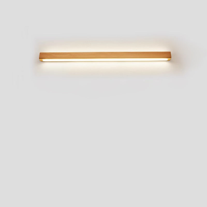 Wood LED Wall Sconce for Bathroom Vanity | Solid Wood Minimalist Design | Lologe