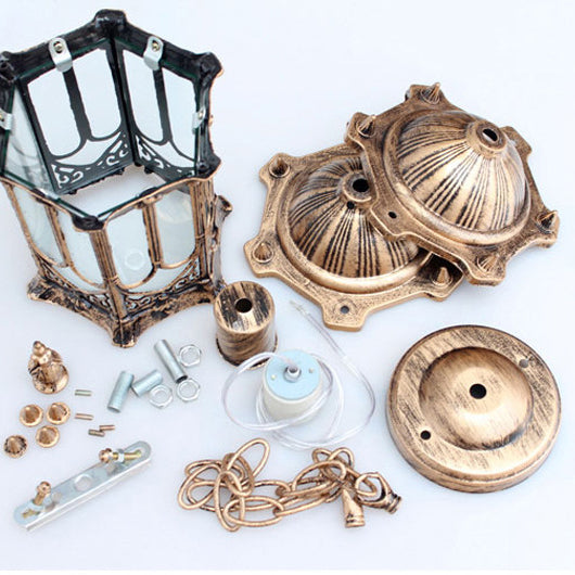 Vintage Outdoor Pendant Light | Waterproof Aluminum Lantern Patio | Lologe