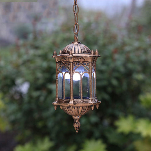 Vintage Outdoor Pendant Light | Waterproof Aluminum Lantern Patio | Lologe