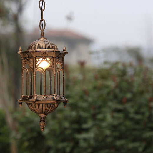 Vintage Outdoor Pendant Light | Waterproof Aluminum Lantern Patio | Lologe