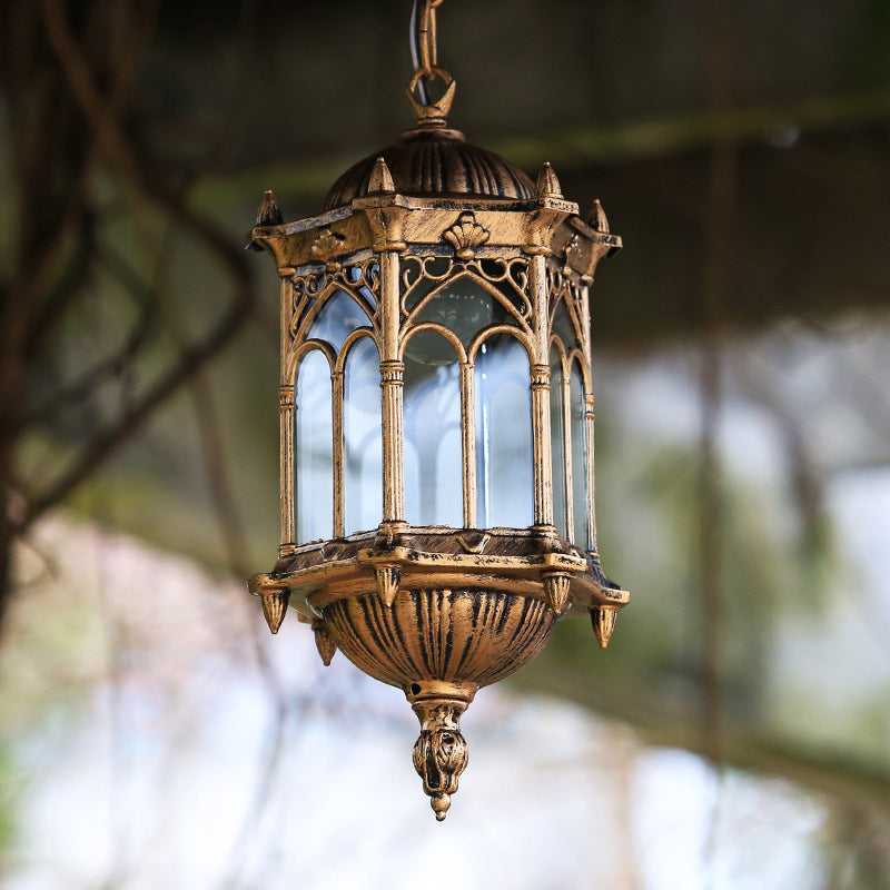 Vintage Outdoor Pendant Light | Waterproof Aluminum Lantern Patio | Lologe