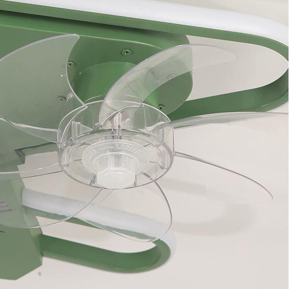 LED Ceiling Fan Light | Kids Airplane Design | Iron Acrylic | Flush Mount | Lologe