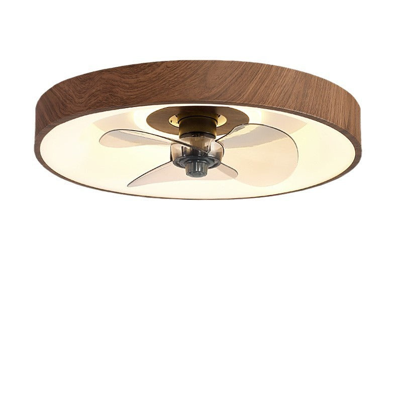 LED Ceiling Fan Light | For Bedroom | Iron Acrylic Round | Flush Mount | Lologe