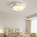 Nordic Bladeless LED Ceiling Fan Light | Acrylic Semi Flush Mount Bedroom | Lologe