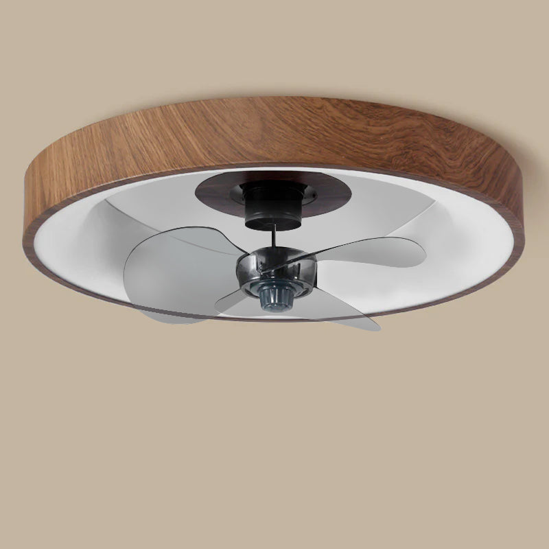 Bedroom LED Ceiling Fan Light | Iron Acrylic Flush Mount | Lologe