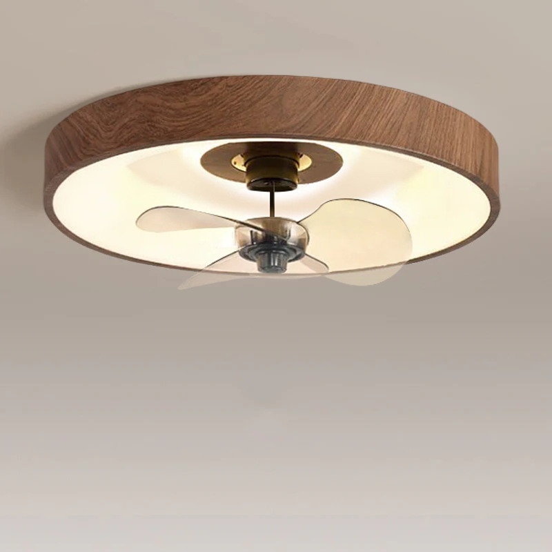 Bedroom LED Ceiling Fan Light | Iron Acrylic Flush Mount | Lologe