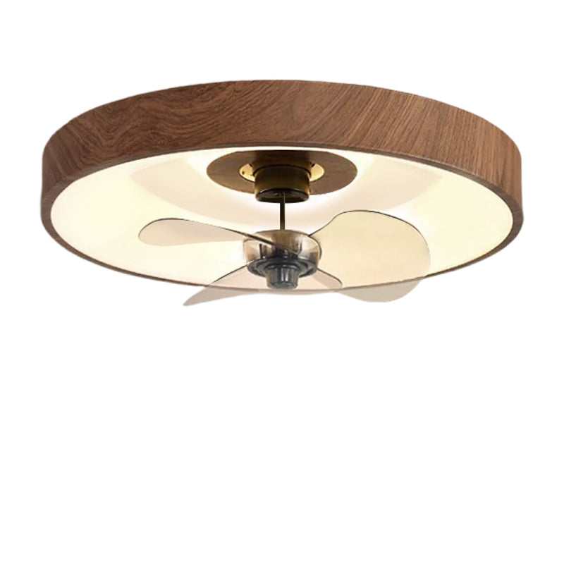 Bedroom LED Ceiling Fan Light | Iron Acrylic Flush Mount | Lologe