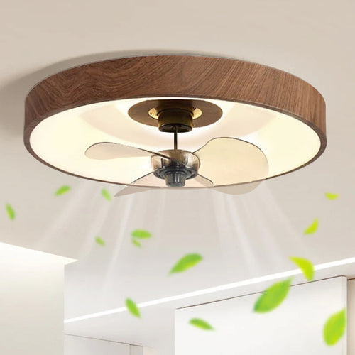 Bedroom LED Ceiling Fan Light | Iron Acrylic Flush Mount | Lologe