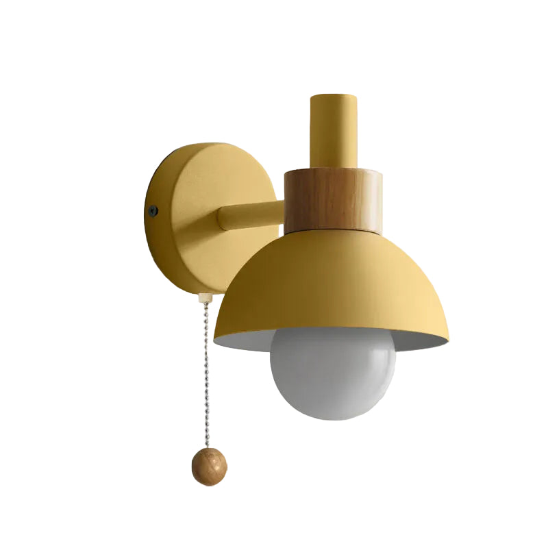 Wall Sconce Light | Bedroom Metal Globe Shade Wall Lamp | Lologe