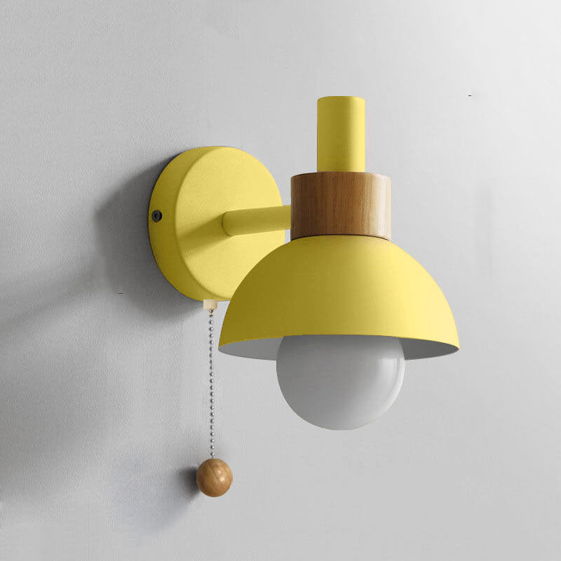 Wall Sconce Light | Bedroom Metal Globe Shade Wall Lamp | Lologe