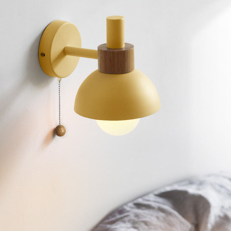 Wall Sconce Light | Bedroom Metal Globe Shade Wall Lamp | Lologe