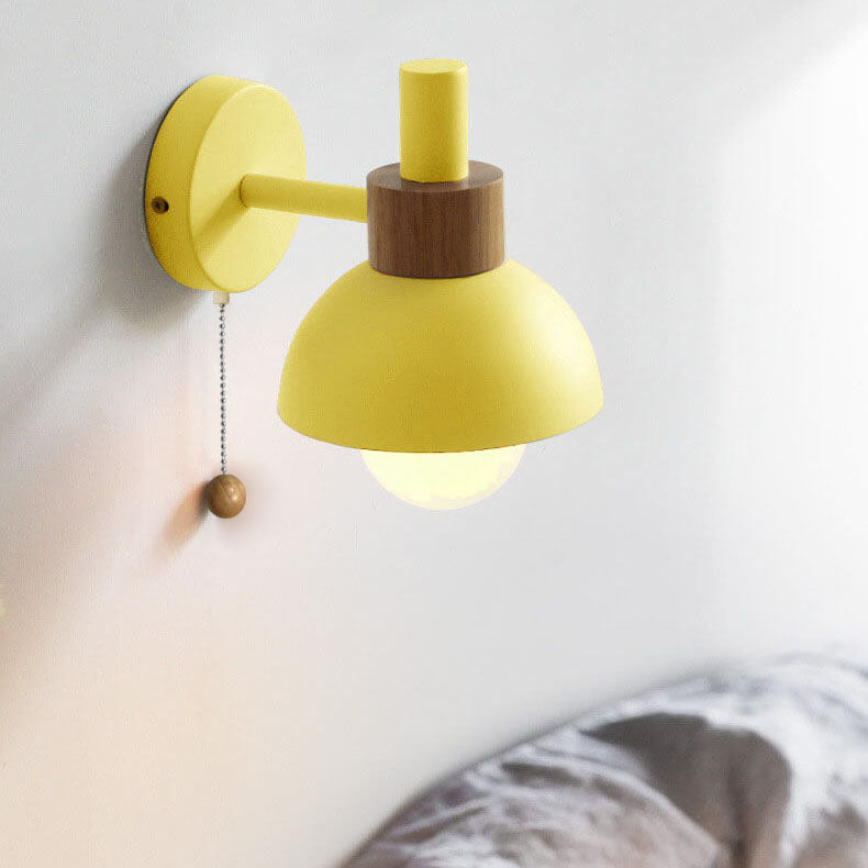 Wall Sconce Light | Bedroom Metal Globe Shade Wall Lamp | Lologe