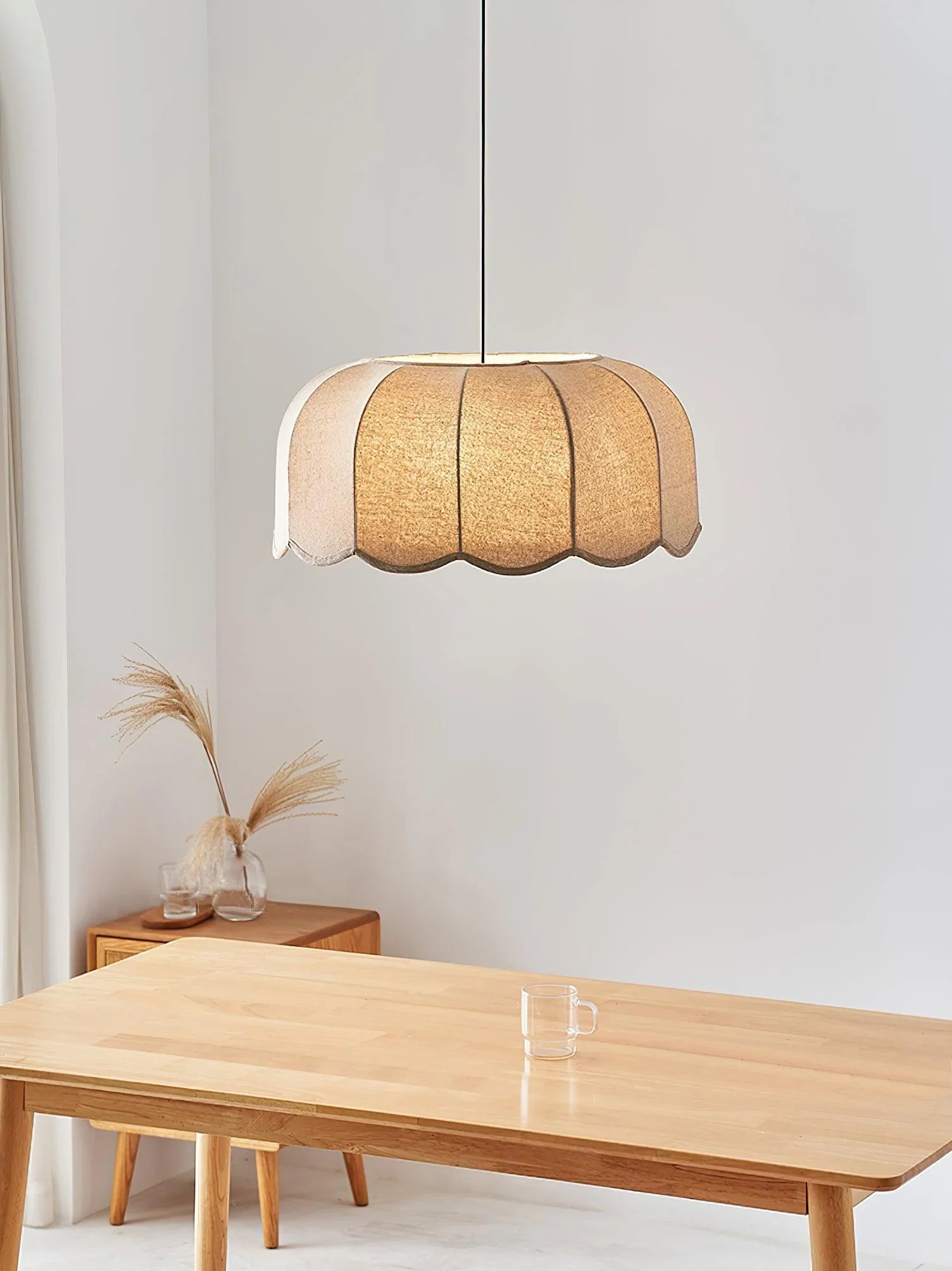 Banana Leaf Pendant Light | Handwoven Natural Fibre Shade | Boho Lighting | Lologe