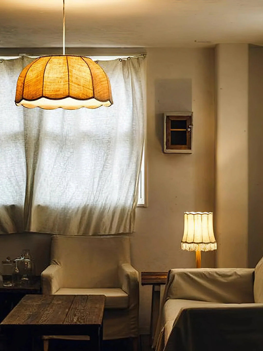 Banana Leaf Pendant Light | Handwoven Natural Fibre Shade | Boho Lighting | Lologe