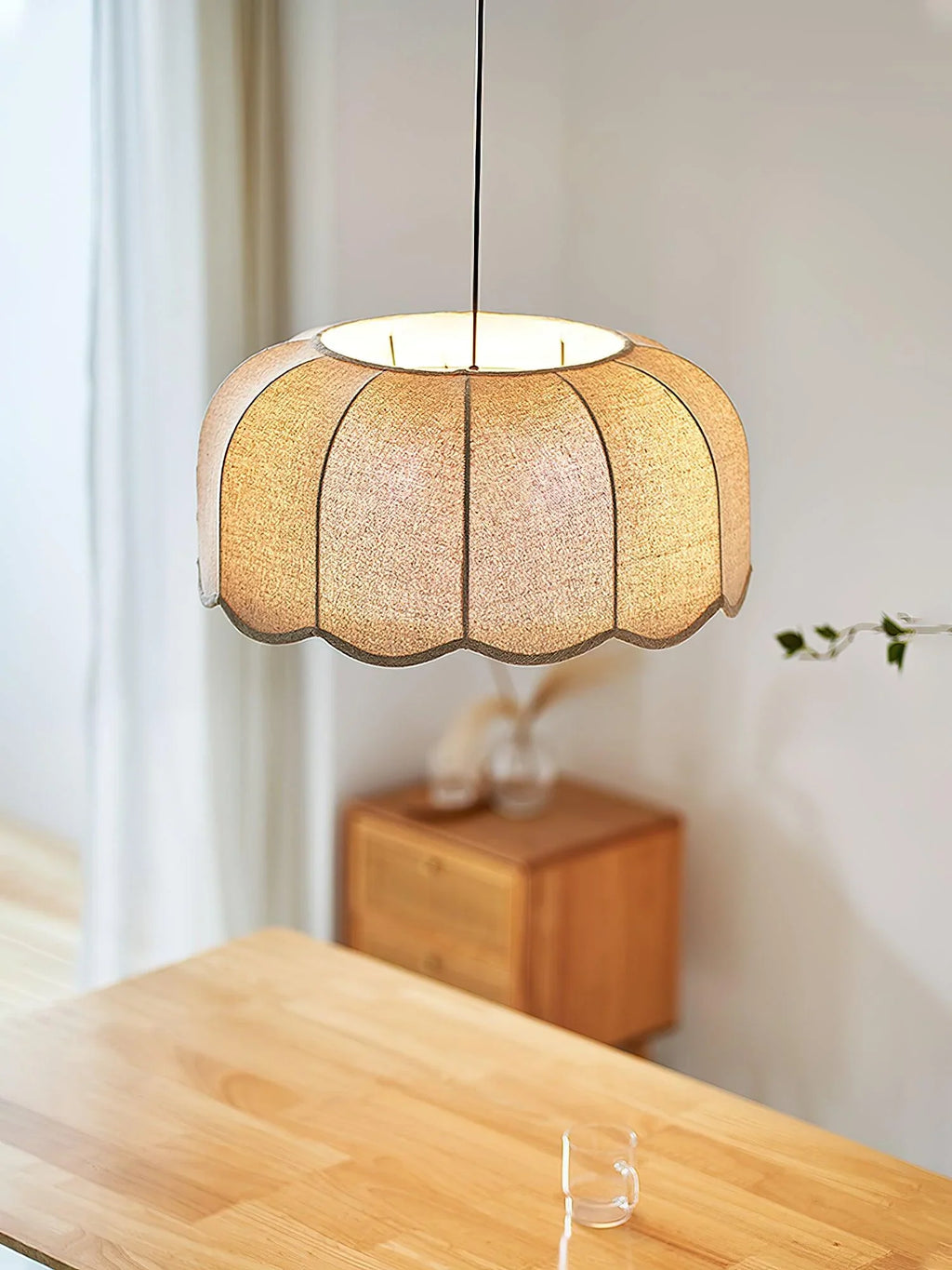 Banana Leaf Pendant Light | Handwoven Natural Fibre Shade | Boho Lighting | Lologe