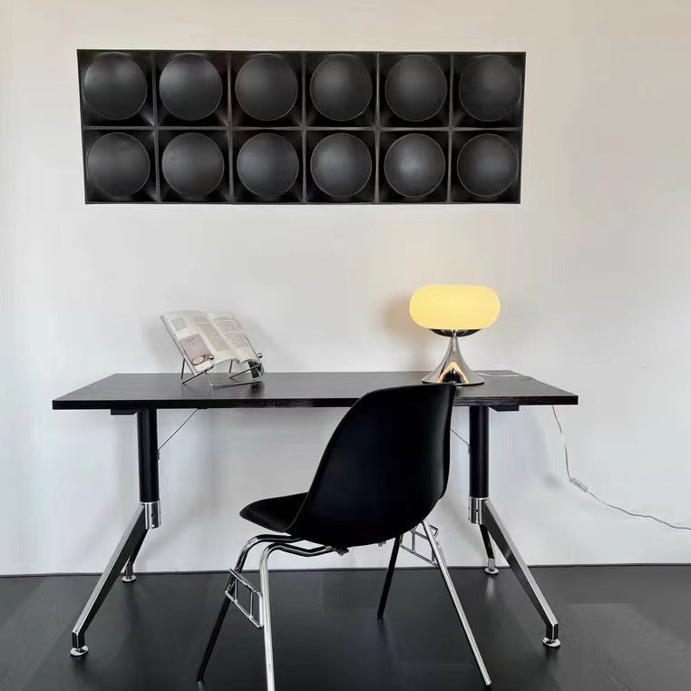 Bauhaus Table Lamp | Apple-Shaped Glass Accent Light for Living Room | Lologe