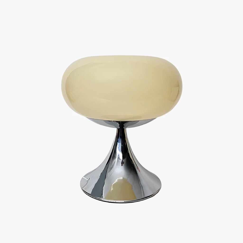 Bauhaus Table Lamp | Apple-Shaped Glass Accent Light for Living Room | Lologe