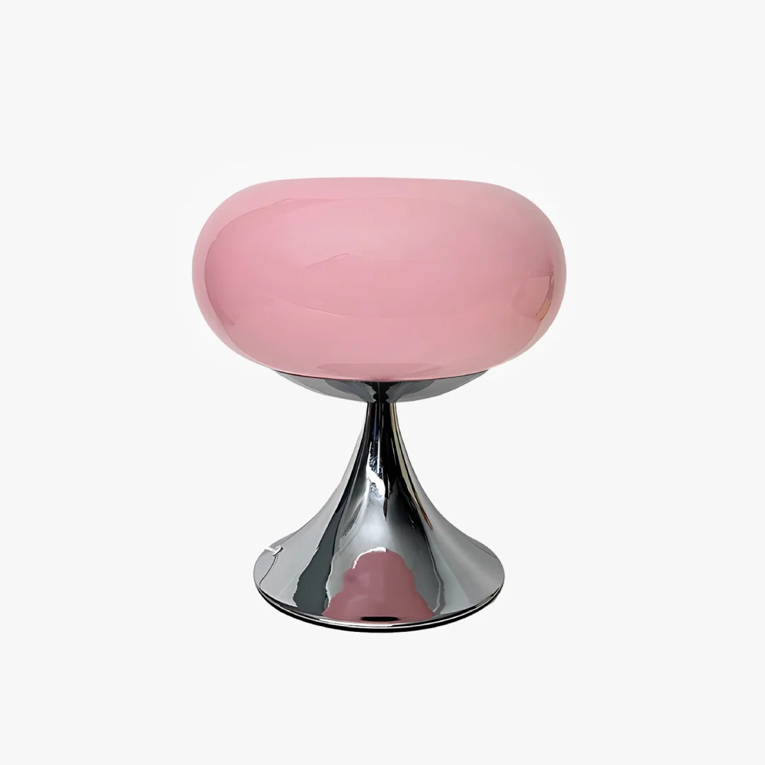 Bauhaus Table Lamp | Apple-Shaped Glass Accent Light for Living Room | Lologe