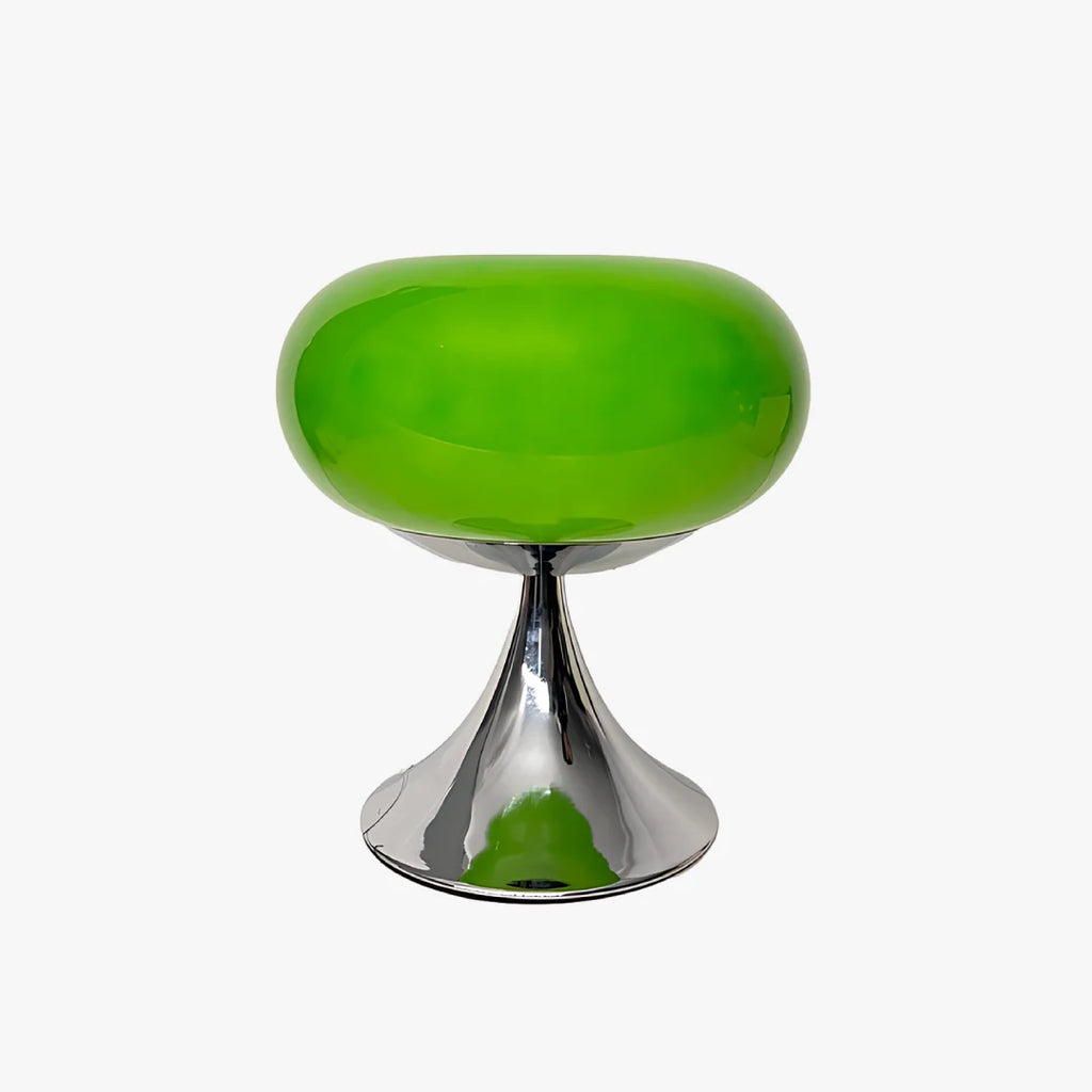 Bauhaus Table Lamp | Apple-Shaped Glass Accent Light for Living Room | Lologe