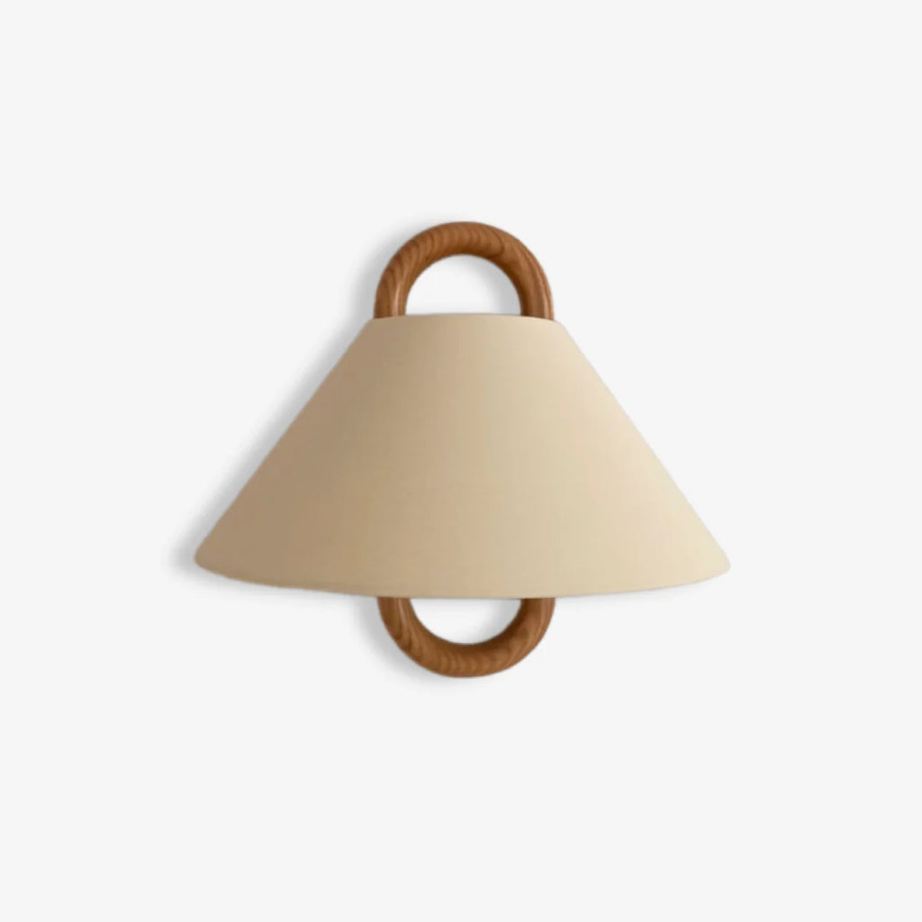 Solid Wood Wall Lamp | Beech Wood Bedside Sconce Modern Lighting | Lologe