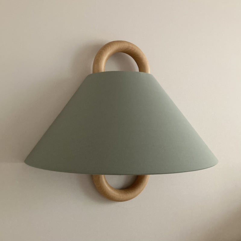 Solid Wood Wall Lamp | Beech Wood Bedside Sconce Modern Lighting | Lologe